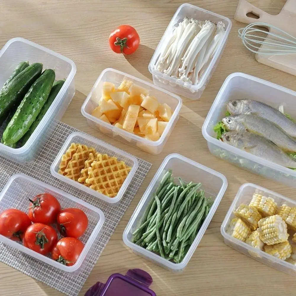 Koelkast Opbergdoos – Verse Voedselcontainer met Deksel (Set) – Image 5