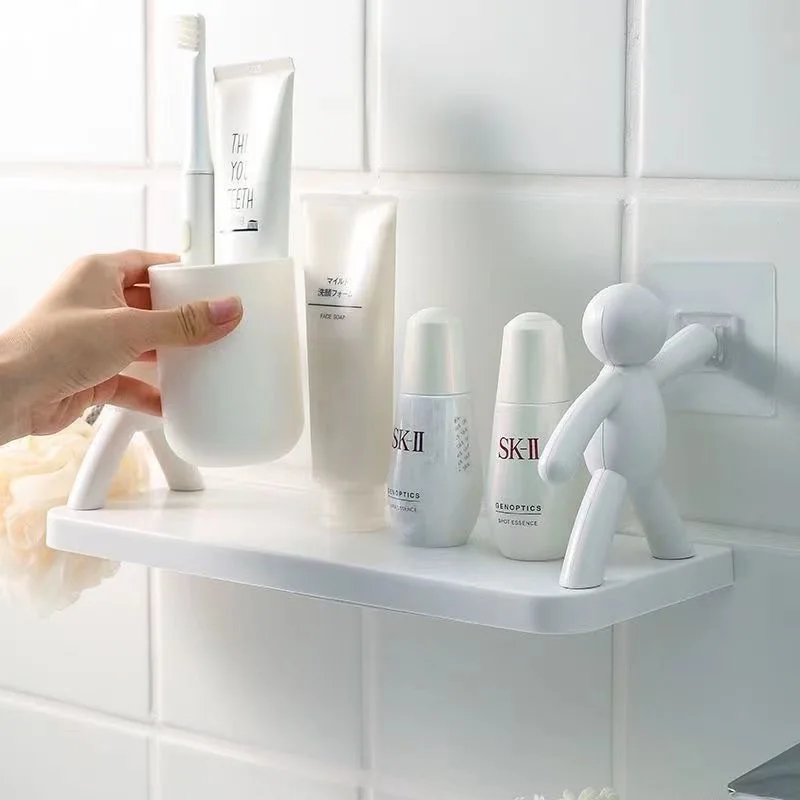 Wandrek Zonder Boren – Multifunctioneel Opbergrek Badkamer – Image 4