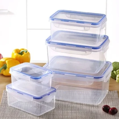 Koelkast Opbergdoos – Verse Voedselcontainer met Deksel (Set)
