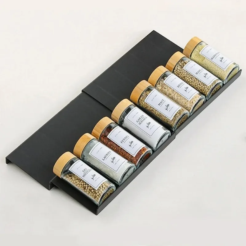 Kruidenrek Lade 4 Niveaus – Verstelbare Kruiden Organizer – Image 5